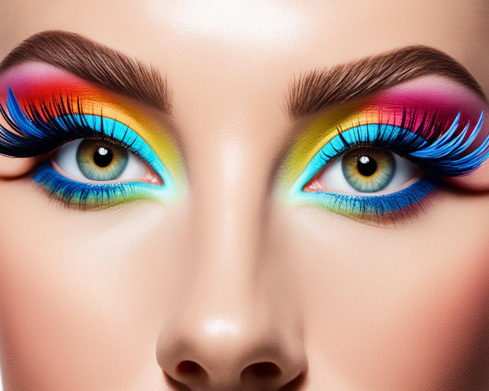 colored mascara